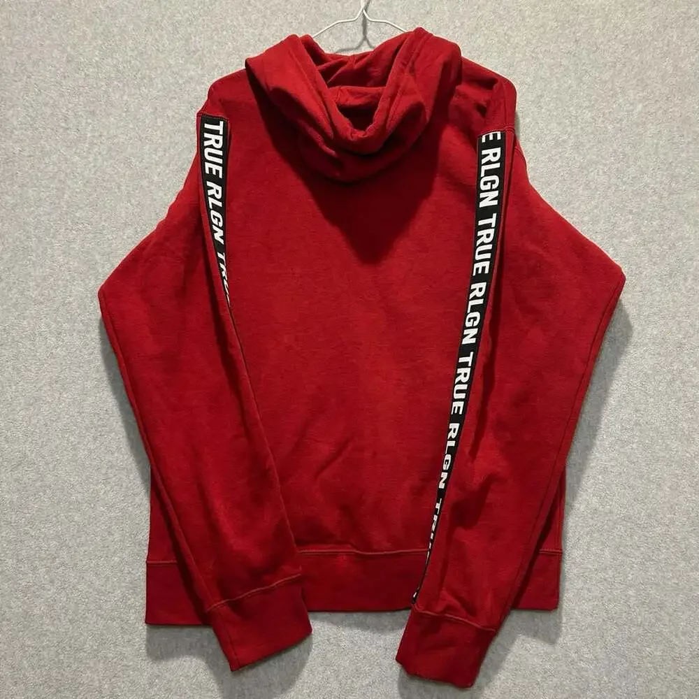 True Religion Men’s Red Logo Trim Track Jacket, Size XL